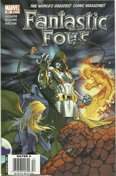 Cover for Fantastic Four (Marvel, 1998 series) #551 [Newsstand]