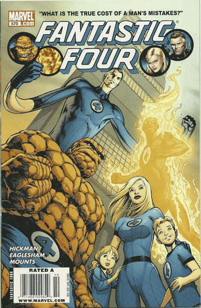 Cover for Fantastic Four (Marvel, 1998 series) #570 [Newsstand]