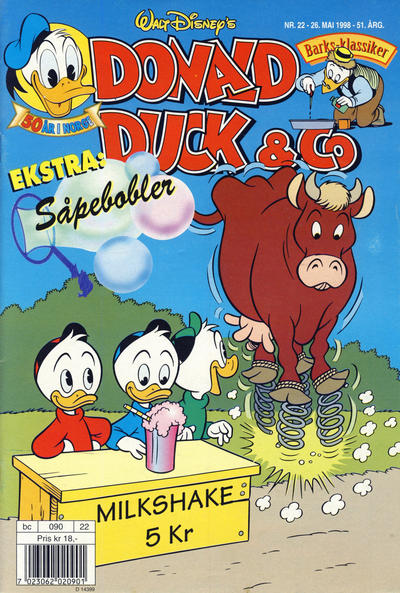 Cover for Donald Duck & Co (Hjemmet / Egmont, 1948 series) #22/1998