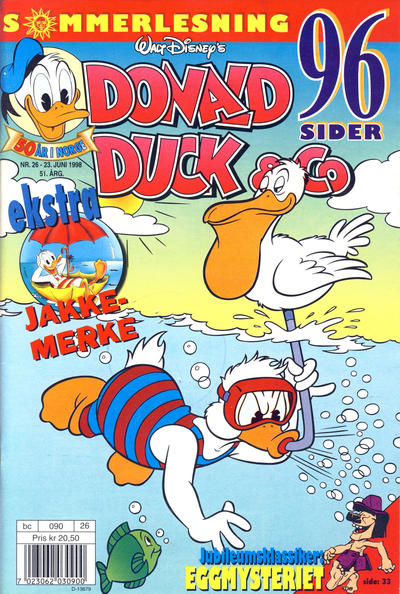 Cover for Donald Duck & Co (Hjemmet / Egmont, 1948 series) #26/1998