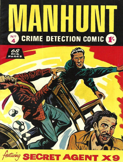 Cover for Manhunt (World Distributors, 1959 series) #4