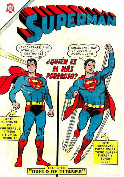 Cover for Supermán (Editorial Novaro, 1952 series) #553