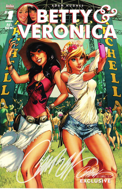 Cover for Betty and Veronica (Archie, 2016 series) #1 [J. Scott Campbell]