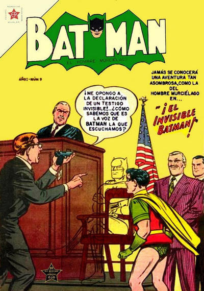 Cover for Batman (Editorial Novaro, 1954 series) #9