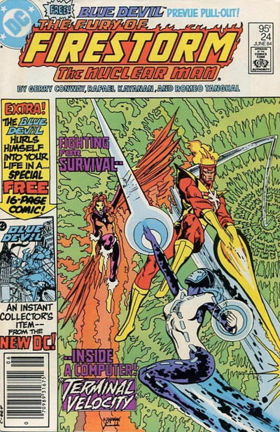 Cover for The Fury of Firestorm (DC, 1982 series) #24 [Canadian]