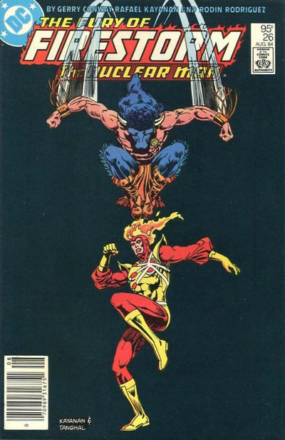 Cover for The Fury of Firestorm (DC, 1982 series) #26 [Canadian]
