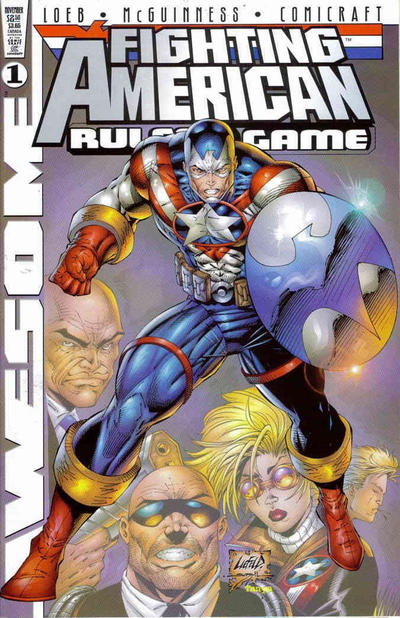 Cover for Fighting American: Rules of the Game (Awesome, 1997 series) #1 [Cover C]