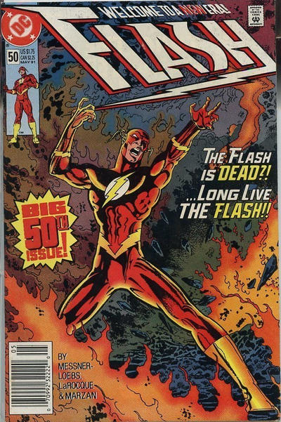 Cover for Flash (DC, 1987 series) #50 [Newsstand]