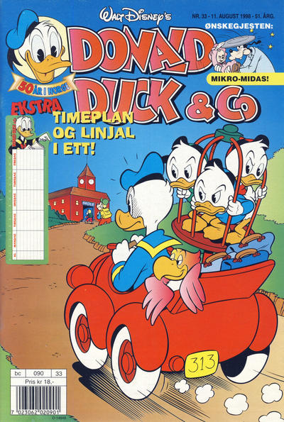 Cover for Donald Duck & Co (Hjemmet / Egmont, 1948 series) #33/1998