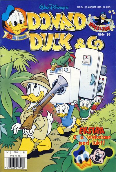 Cover for Donald Duck & Co (Hjemmet / Egmont, 1948 series) #34/1998