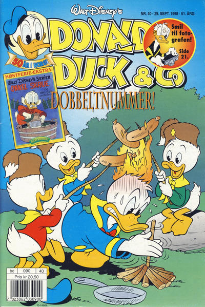 Cover for Donald Duck & Co (Hjemmet / Egmont, 1948 series) #40/1998