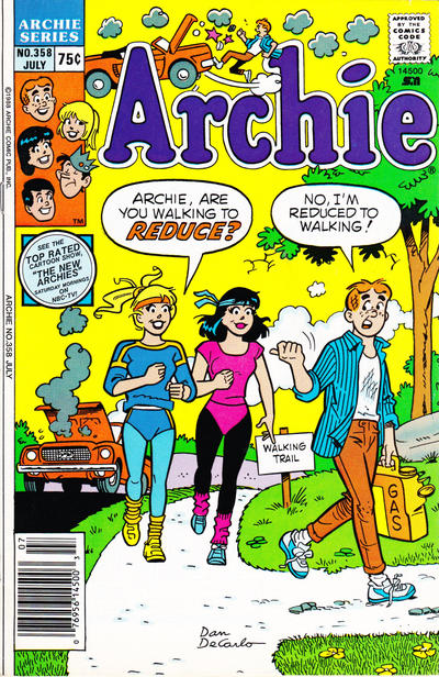 Cover for Archie (Archie, 1959 series) #358