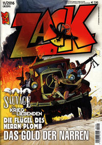 Cover Thumbnail for Zack (Mosaik Steinchen für Steinchen Verlag, 1999 series) #11/2016 (#209)
