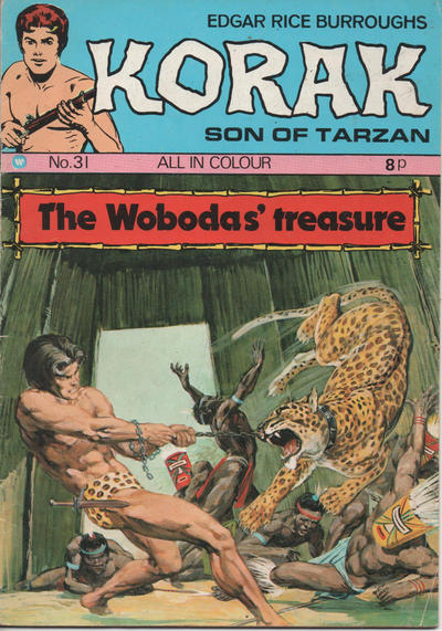 Cover for Edgar Rice Burroughs Korak, Son of Tarzan (Thorpe & Porter, 1971 series) #31