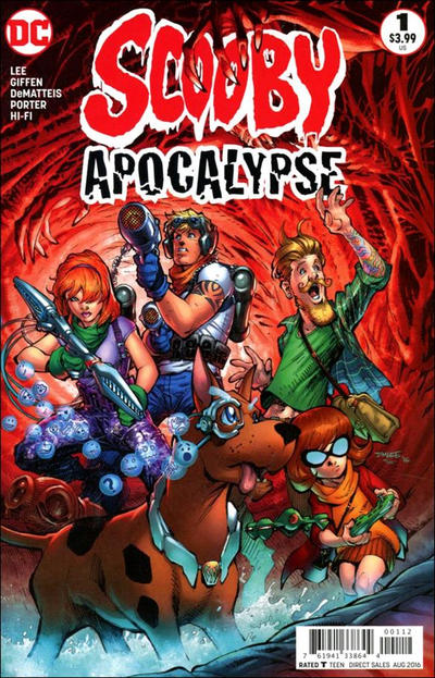 Cover for Scooby Apocalypse (DC, 2016 series) #1 [Second Printing]