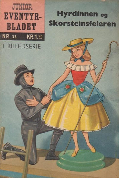 Cover for Junior Eventyrbladet [Eventyrbladet] (Illustrerte Klassikere / Williams Forlag, 1957 series) #33 - Hyrdinnen og skorsteinsfeieren