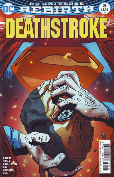Cover for Deathstroke (DC, 2016 series) #8