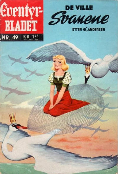 Cover for Junior Eventyrbladet [Eventyrbladet] (Illustrerte Klassikere / Williams Forlag, 1957 series) #49 - De ville svanene