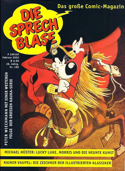 Cover for Die Sprechblase (Norbert Hethke Verlag, 1978 series) #189