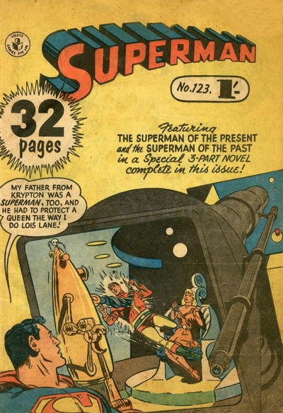 Cover for Superman (K. G. Murray, 1947 series) #123