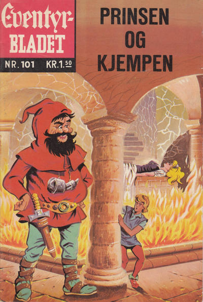 Cover for Junior Eventyrbladet [Eventyrbladet] (Illustrerte Klassikere / Williams Forlag, 1957 series) #101 - Prinsen og kjempen