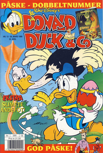 Cover for Donald Duck & Co (Hjemmet / Egmont, 1948 series) #13/1999