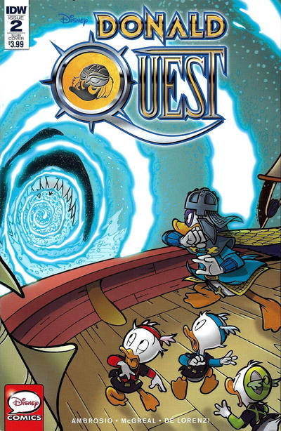 Cover for Donald Quest (IDW, 2016 series) #2 [Subscription Cover]