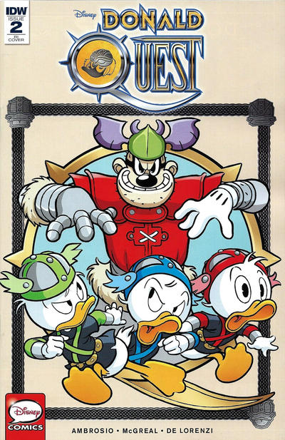Cover for Donald Quest (IDW, 2016 series) #2 [Retailer Incentive Cover]