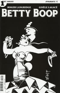 Cover Thumbnail for Betty Boop (Dynamite Entertainment, 2016 series) #1 [Cover F Retailer Incentive B&W]