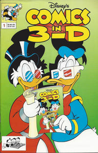 Cover Thumbnail for Disney's Comics in 3-D (Disney, 1992 series) #1 [Direct]