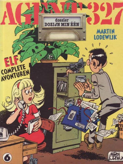 Cover for Agent 327 (Oberon, 1977 series) #6 - Dossier Dozijn min één [Herdruk 1985]