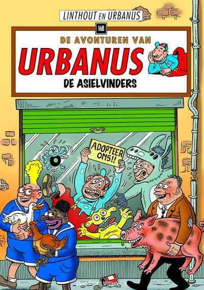 Cover for De avonturen van Urbanus (Standaard Uitgeverij, 1996 series) #168 - De asielvinders