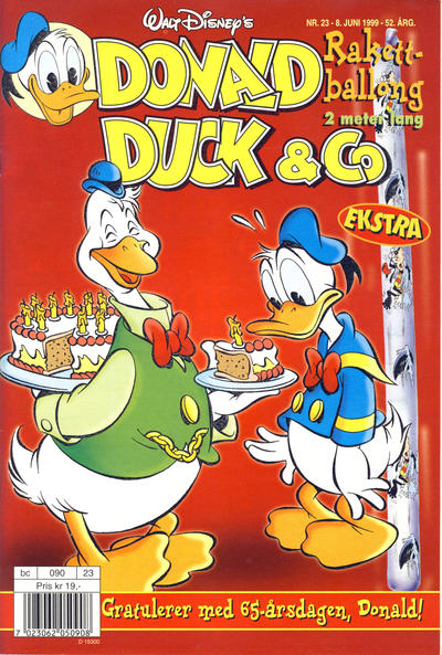 Cover for Donald Duck & Co (Hjemmet / Egmont, 1948 series) #23/1999