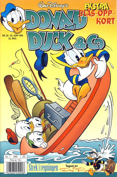 Cover for Donald Duck & Co (Hjemmet / Egmont, 1948 series) #25/1999