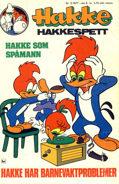 Cover for Hakke Hakkespett (Semic, 1977 series) #3/1977