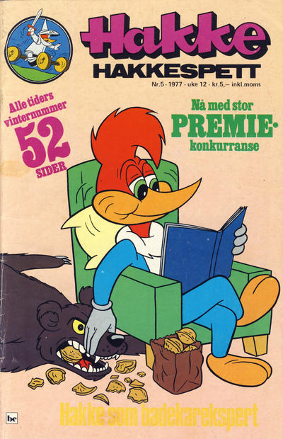 Cover for Hakke Hakkespett (Semic, 1977 series) #5/1977