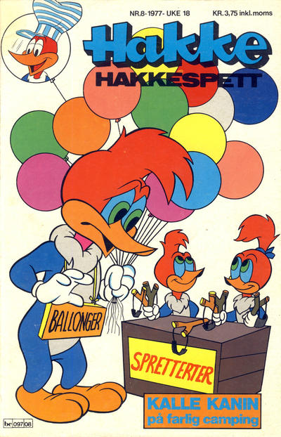 Cover for Hakke Hakkespett (Semic, 1977 series) #8/1977
