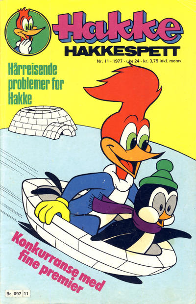 Cover for Hakke Hakkespett (Semic, 1977 series) #11/1977