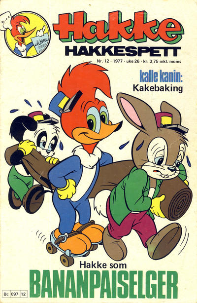 Cover for Hakke Hakkespett (Semic, 1977 series) #12/1977