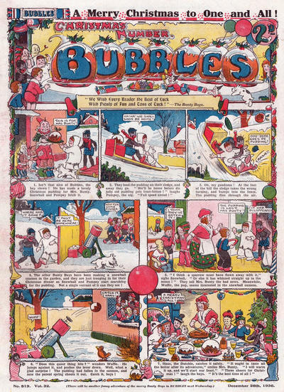 Cover for Bubbles (Amalgamated Press, 1921 series) #819