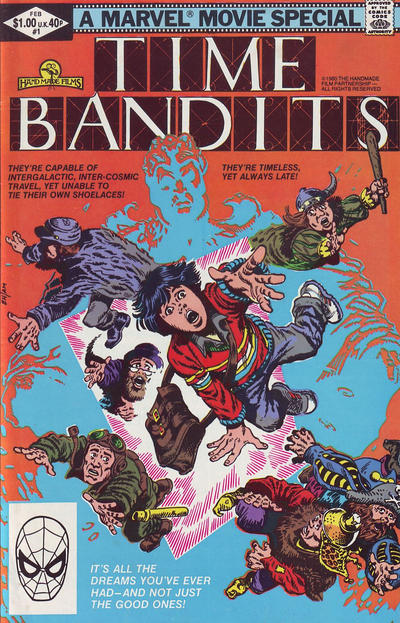 Cover for Time Bandits (Marvel, 1982 series) #1 [Direct]