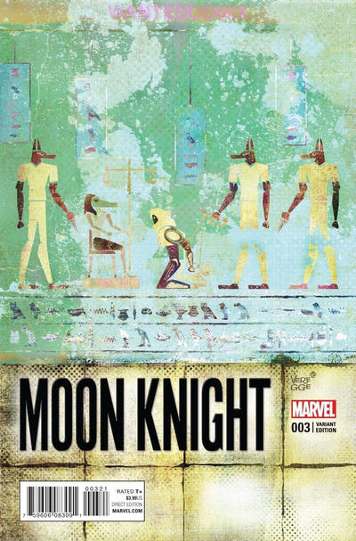 Cover for Moon Knight (Marvel, 2016 series) #3 [Variant Jeffrey Veregge]