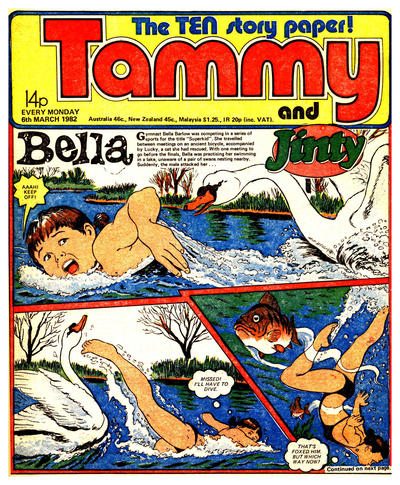 Cover for Tammy (IPC, 1971 series) #6 March 1982