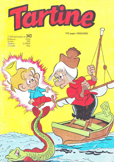 Cover for Tartine (Société Française de Presse Illustrée (SFPI), 1957 series) #343