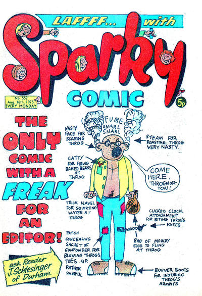Cover for Sparky (D.C. Thomson, 1965 series) #552