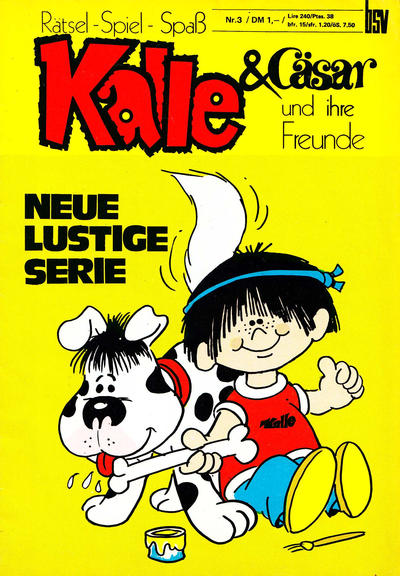 Cover for Kalle & Cäsar (BSV - Williams, 1971 series) #3