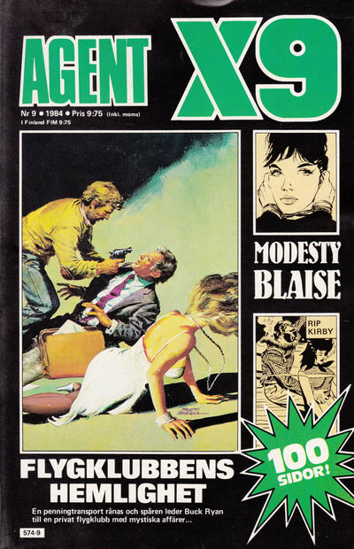 Cover for Agent X9 (Semic, 1971 series) #9/1984