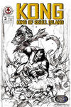 Cover for Kong: King of Skull Island (Markosia Publishing, 2007 series) #2 [Cover B Retailer Incentive Sketch Variant]