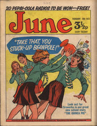Cover Thumbnail for June (IPC, 1971 series) #19 February 1972