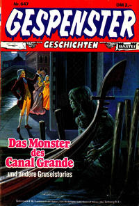 Cover Thumbnail for Gespenster Geschichten (Bastei Verlag, 1974 series) #647